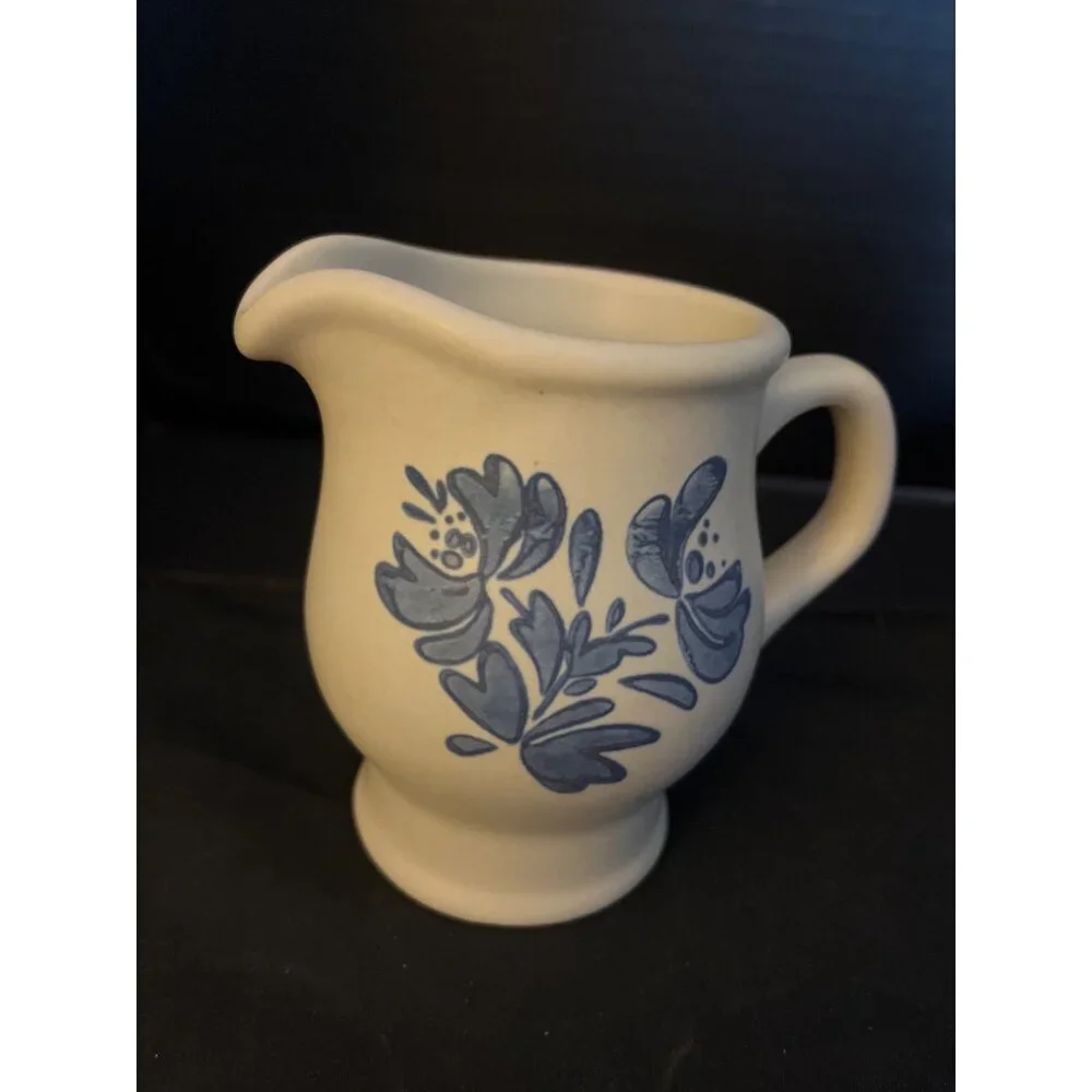 Pfaltzgraff Yorktown Cream Pitcher & Covered Butter Crock Set of 2 - Picture 2 of 10